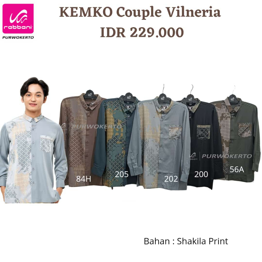 [KEMKO] COUPLE SET RABBANI VILNERIA / KEMKO COUPLE VILNERIA RABBANI