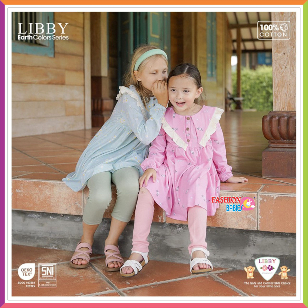 ❤ Fashionbabies ❤ LIBBY ANNA DRESS / DRESS ANAK PEREMPUAN 0-8 TAHUN / DRESS MOTIF BUNGA LIBBY