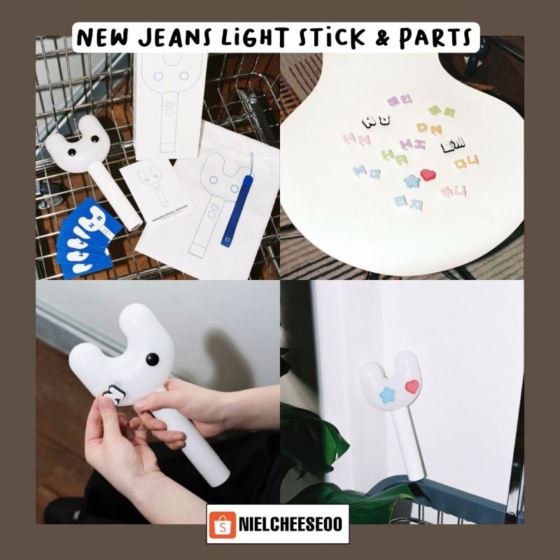 [PO] NEW JEANS LIGHTSTICK + PARTS OFFICIAL WEVERSE