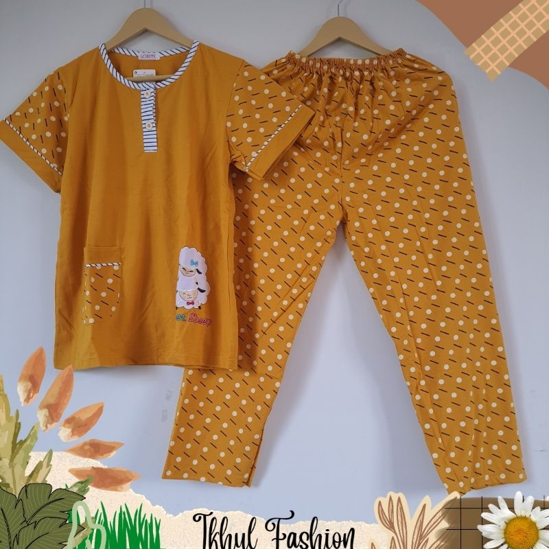 Babydoll CP Lorita Lengan Pendek || Setelan Babydoll Wanita || Pakaian setelan tidur wanita || Cp lo