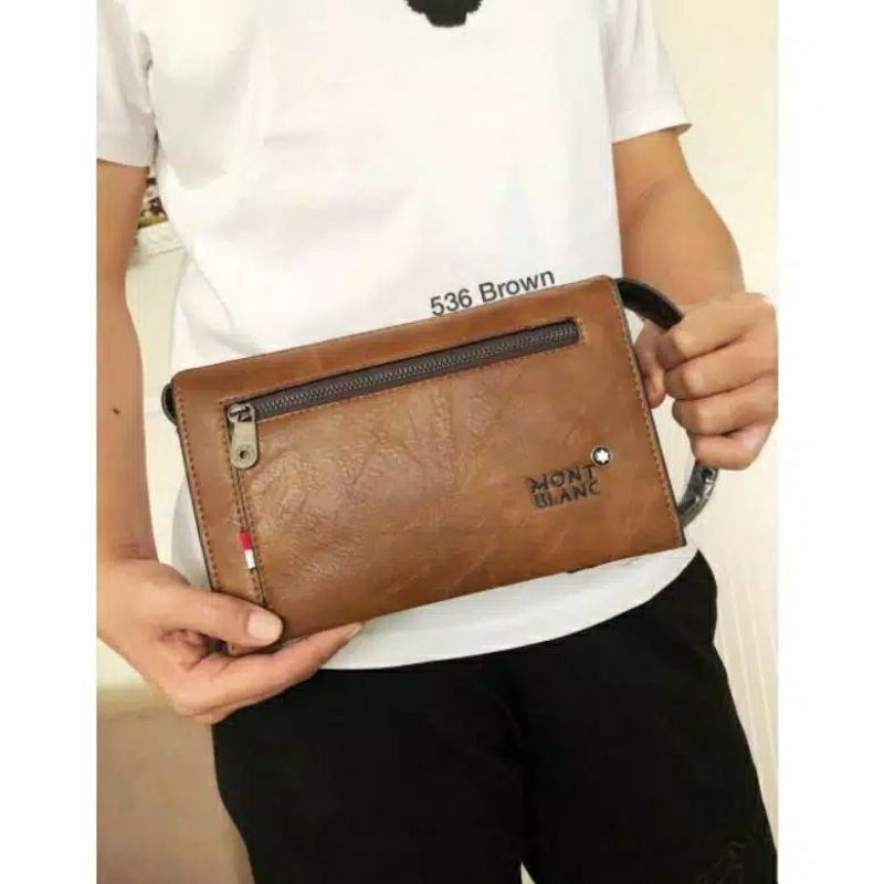 TASKOEAPIK - Dompet pria / wanita Mont Blanc ada kunci angka 12 slot kartu