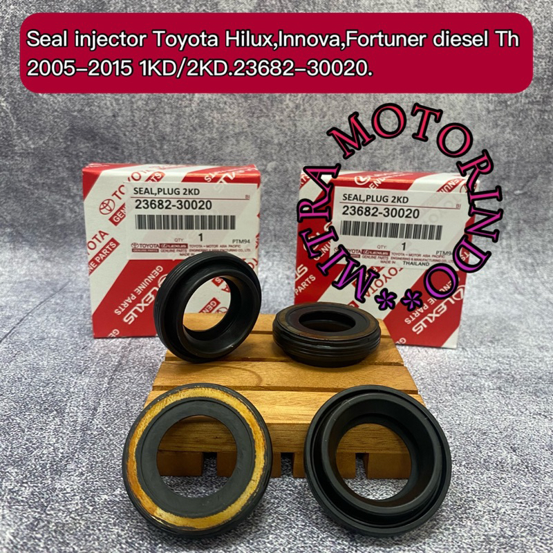 Seal injector Toyota Innova/Hilux/Fortuner diesel 1kd/2kd 23682-30020