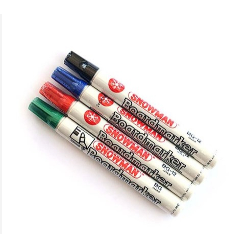 

SPIDOL SNOWMAN WHITEBOARD - NON PERMANEN - BOARD MARKER - PAPAN TULIS BG 12 (PCS)