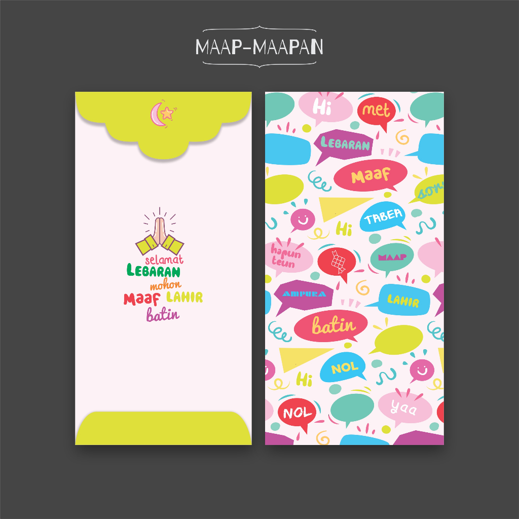

AMPLOP ANGPAO THR LEBARAN IDUL FITRI (12 PCS) | MAAP-MAPAN