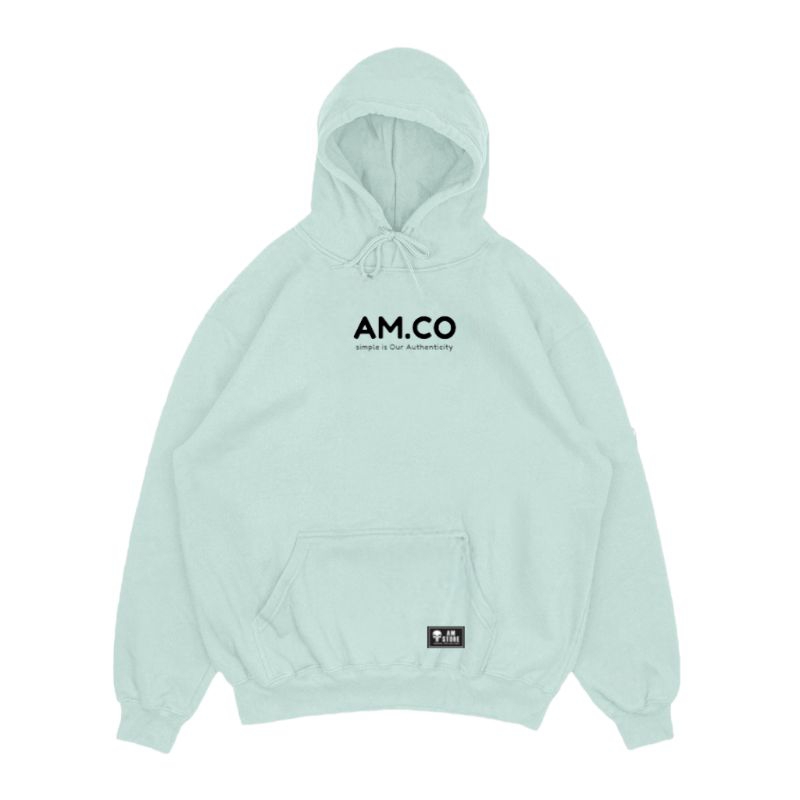 AMSTORE- Hoodie jumbo motif AM.CO simple big size unisex pria wanita size xxl xxxl xxxxl xxxxxl.