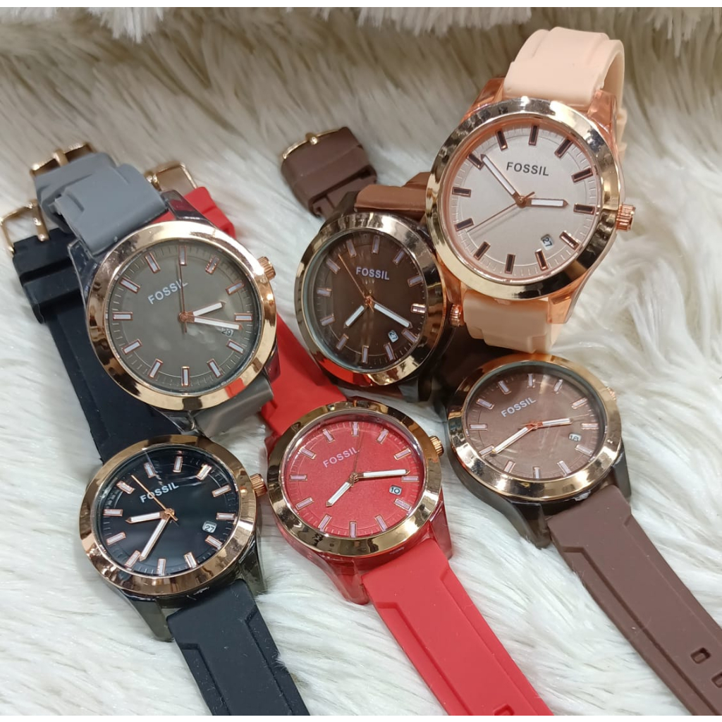 JAM TANGAN WANITA TERBARU/JAM TANGAN FASHION WANITA TERBARU/JAM TANGAN ANALOG RUBBER STRAP/JAM TANGAN FASHION