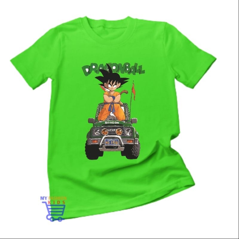 Kaos Anak Custom Gambar Dragon Ball Baju Kartun Anak Terbaru Bahan Premium