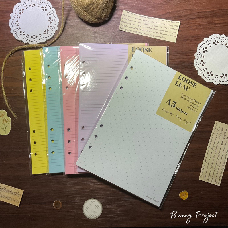 

[SM] LOOSE LEAF A5 Isi Binder Catatan 50 Lembar