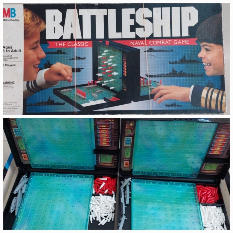[Preloved] Battleship The Classic Naval Combat Board Game - Milton Bradley