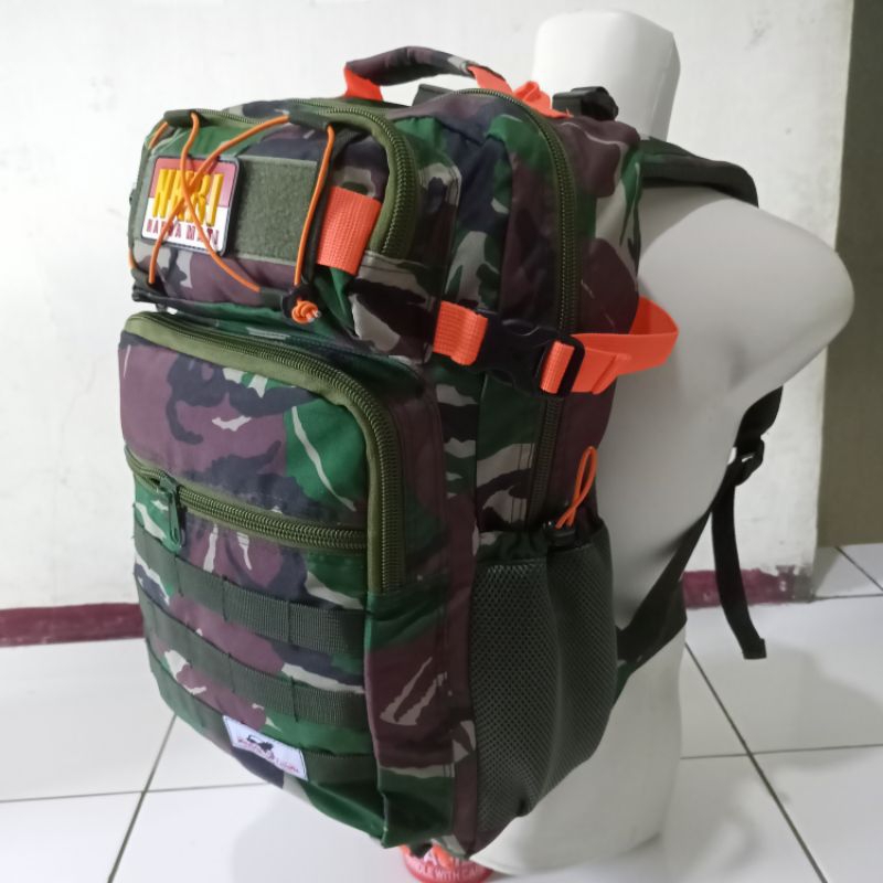 TAS RANSEL ARMY=TAS TACTICAL=TAS BERKWALITAS(FREE LOGO RANDOM)