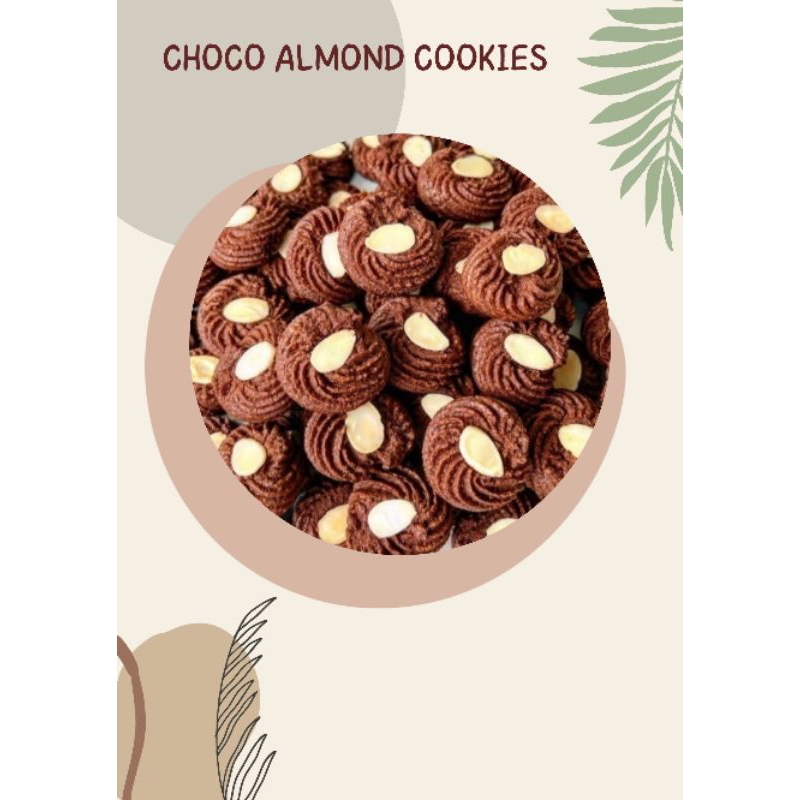 

Choco almond cookies