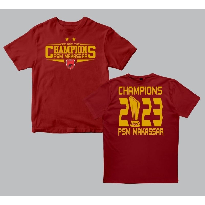 Kaos PSM MAKASSAR JUARA LIGA 1 2023 // PSM MAKASSAR // EWAKO