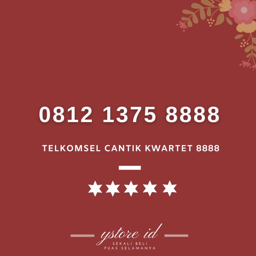 NOMOR CANTIK SIMPATI SERI ABABAB KARTU PERDANA TELKOMSEL 4G NOMER SERI BELAKANG EKOR UJUNG 8888 888 