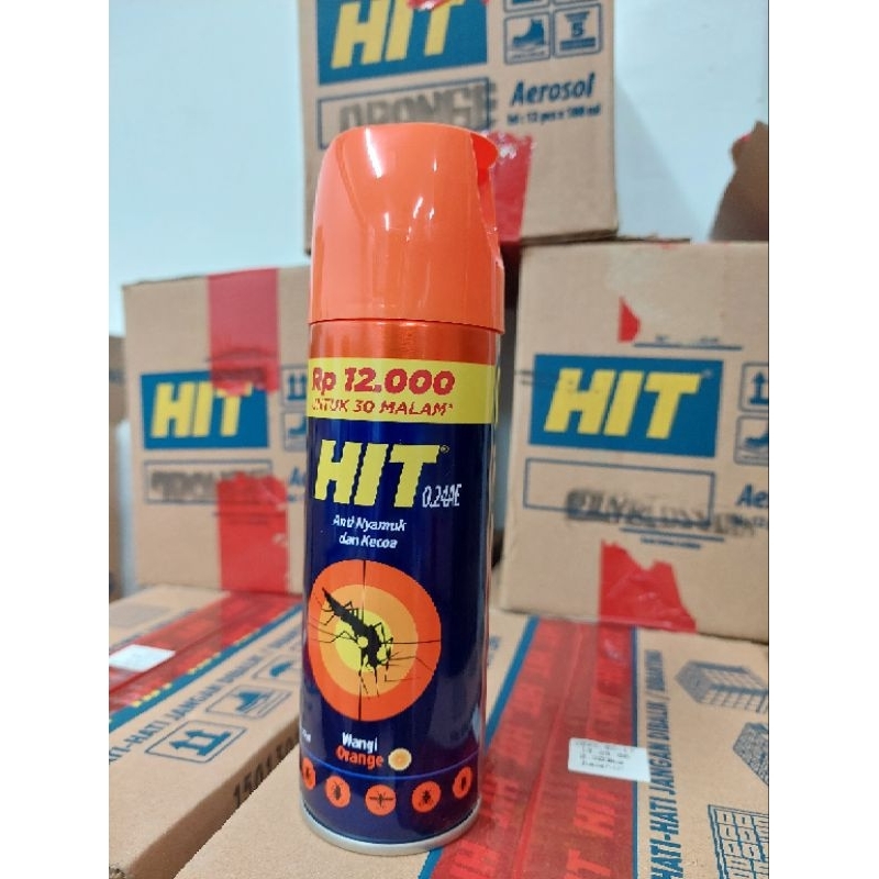 Obat Nyamuk Semprot HIT Aerosol Anti Nyamuk &amp; Kecoa 165 ml