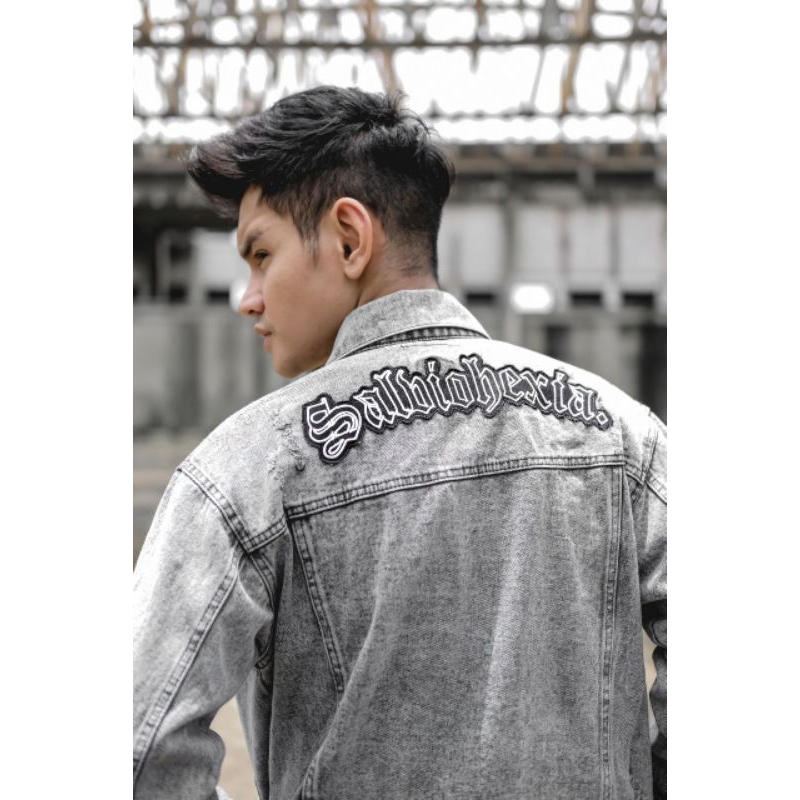 JAKET DENIM JAKET JEANS PRIA JAKET SANWASH