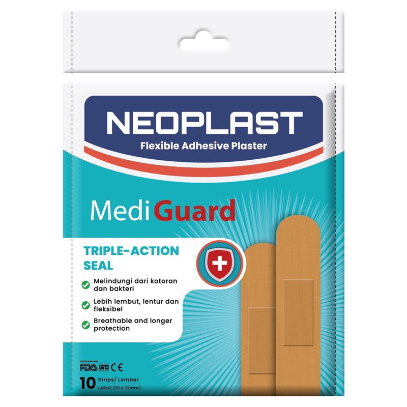 Neoplast Mediguard Plester Luka | Hydroguard Plester Lika Transparan