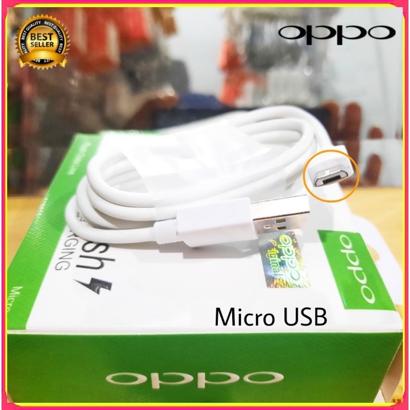 New Kabel Data Oppo A3s A5s Oppo A31 A37 A39 Fast Charging ORIGINAL 100% Micro USB