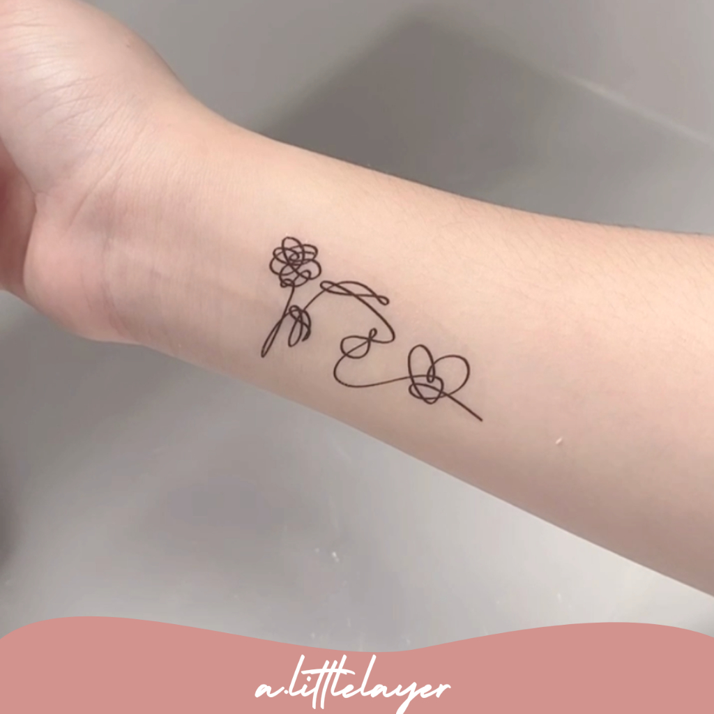 BTS TATTOO ARMY TATTOO TATO BANGTAN TATO BTS TATO ARMY KPOP TATTOO BOYBAND TATTOO TEMPORARY Korean t
