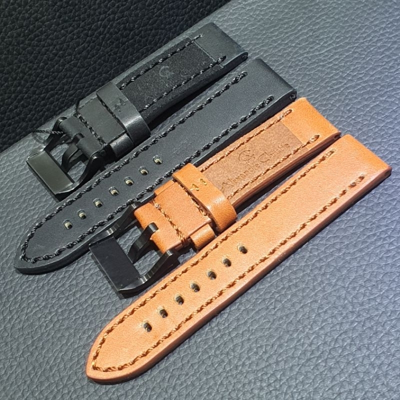 STRAP TALI JAM ALEXANDRE CHRISTIE KULIT ORIGINAL 22MM 24MM
