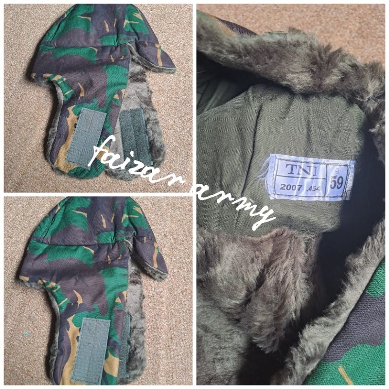 TOPI MALAM ASLI.TOPI MALAM LORENG TNI.TOPI MALAM ORIGINAL JATAH TNI