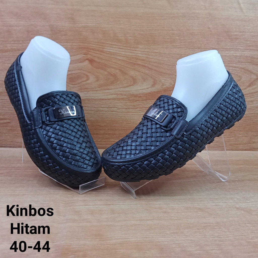 Sepatu Casual Anyam Karet Pria Kinbos M20