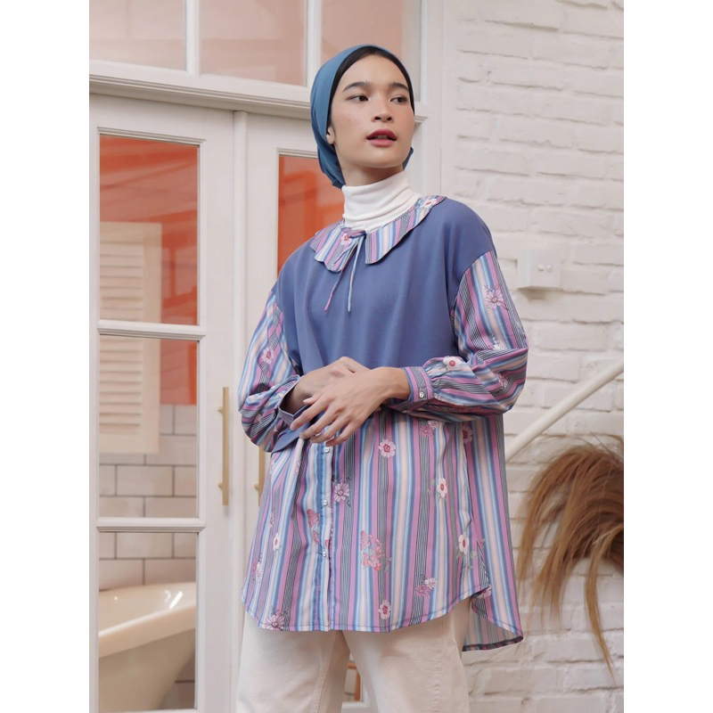 Kevya Top Dusty Blue Aleza Label