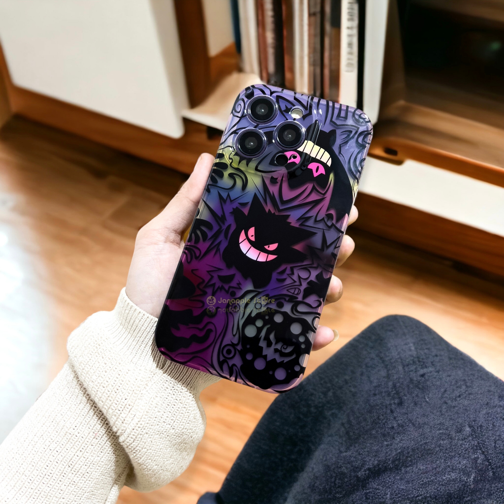 CRYSTAL ACRYLIC GENGAR POKEMON CASE IPH 11-14 PRO MAX PLUS