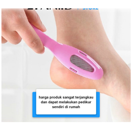 ALAT GOSOK KAKI KAPALAN E363 ALAT GOSOK 2 STEP CALLUSES REMOVER PEDICURE TOOLS PENGHALUS TUMIT KASAR PECAH RUBBING FOOT | FADHILAH SHOP BJB