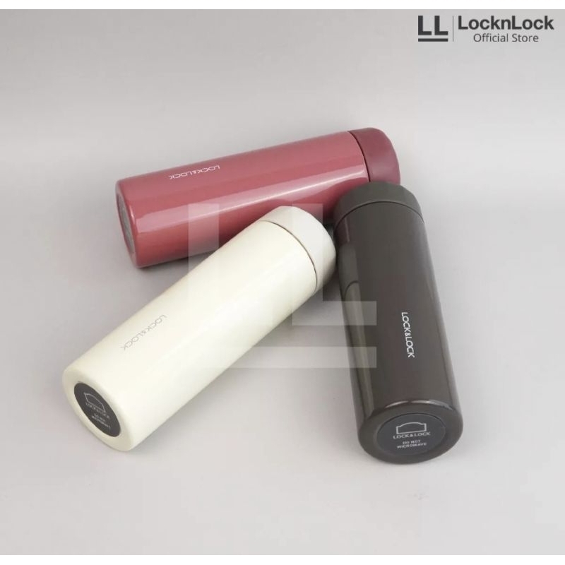 LocknLock Minimal Tumbler 340ml LHC4174 GReY, Ivory & Merah / LocknLock Termos
