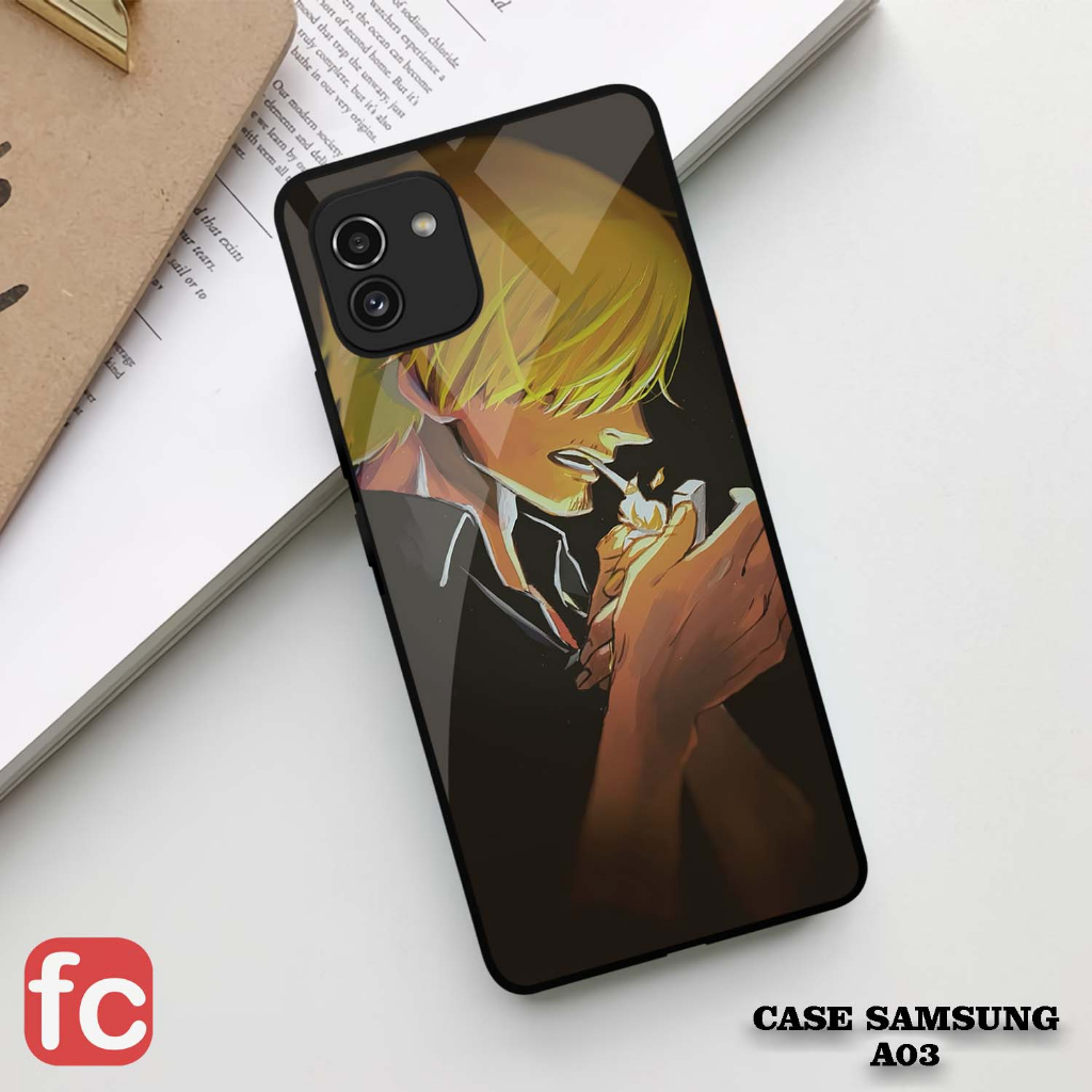 Case Glossy Samsung A03 [FR33] Anime One Piece Girl Casing Hp Kilau A03 Silikon Kesing Hape Smarphon