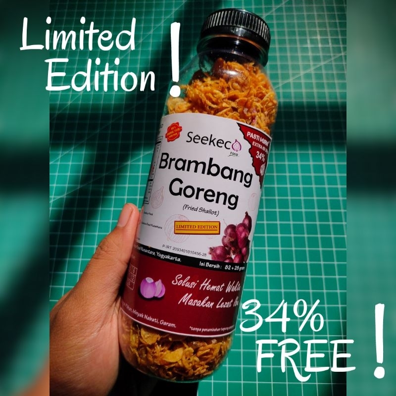 

BRAMBANG Bawang Goreng PREMIUM ORIGINAL Limited Edition MURNI 100%