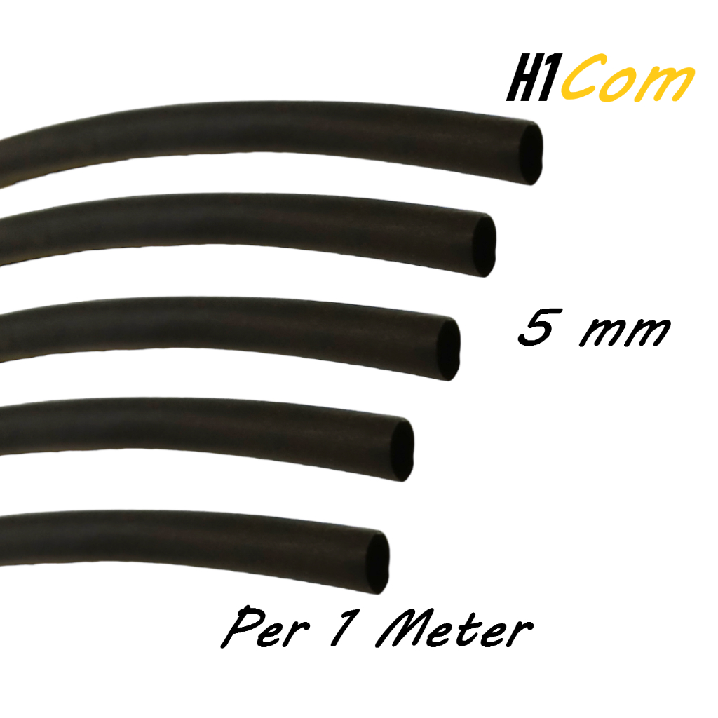 

Selongsong Kabel Bakar 5mm Hitam Head Shrink Tube