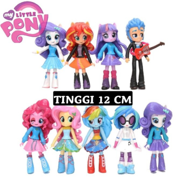 

Promo OEM Equestria Girls My Little Pony Set Mainan Anak Perempuan 9 pcs Murah