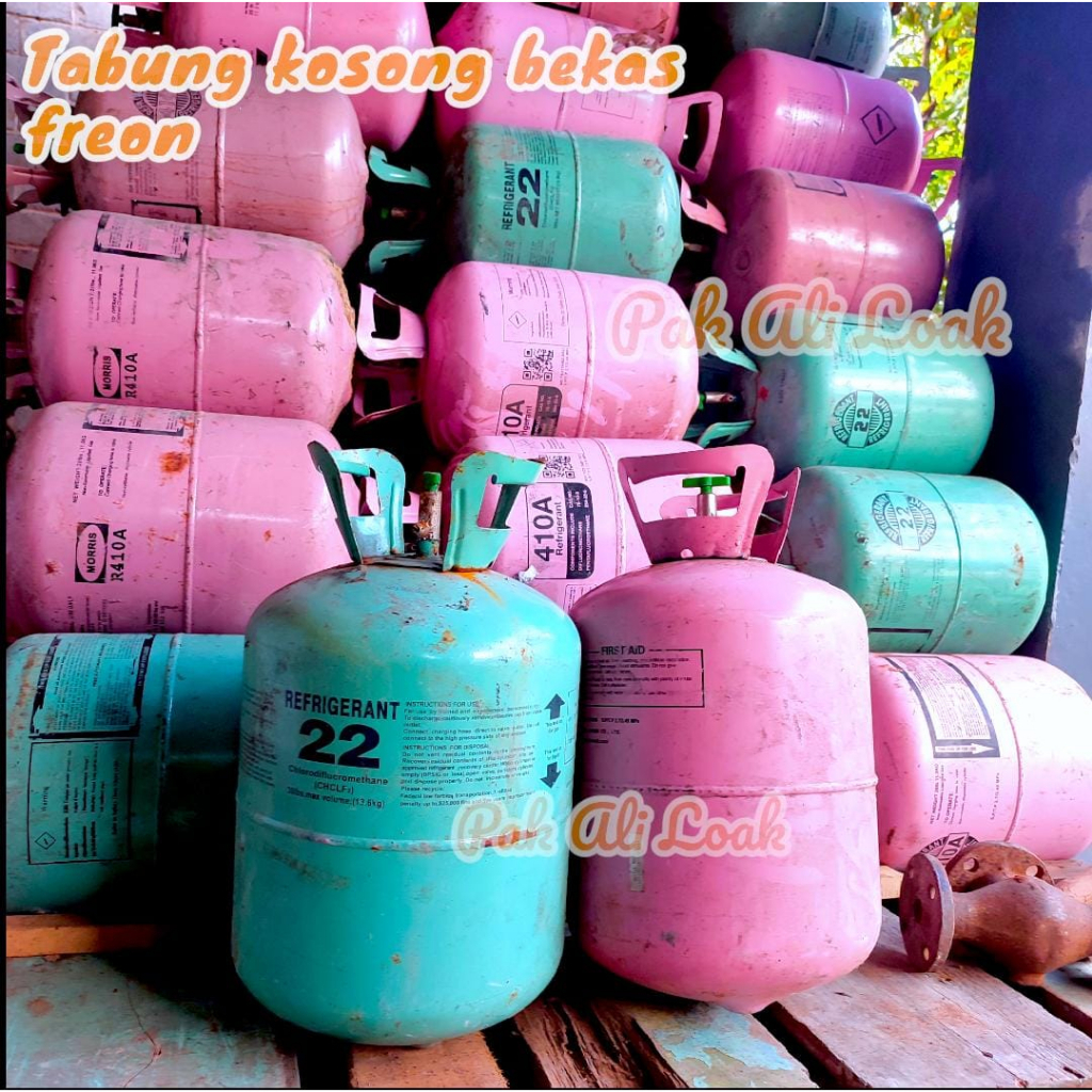tabung angin tebal tangki kosong bekas tanki gas freon