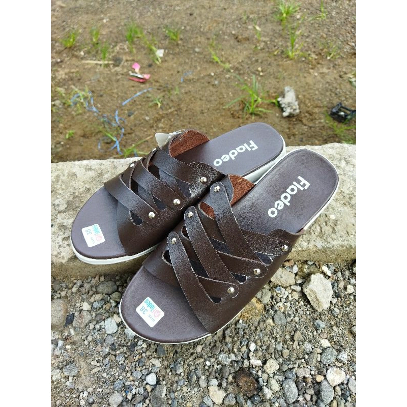 sandal wanita fladeo terbaru/ sandal wanita wedges fladeo