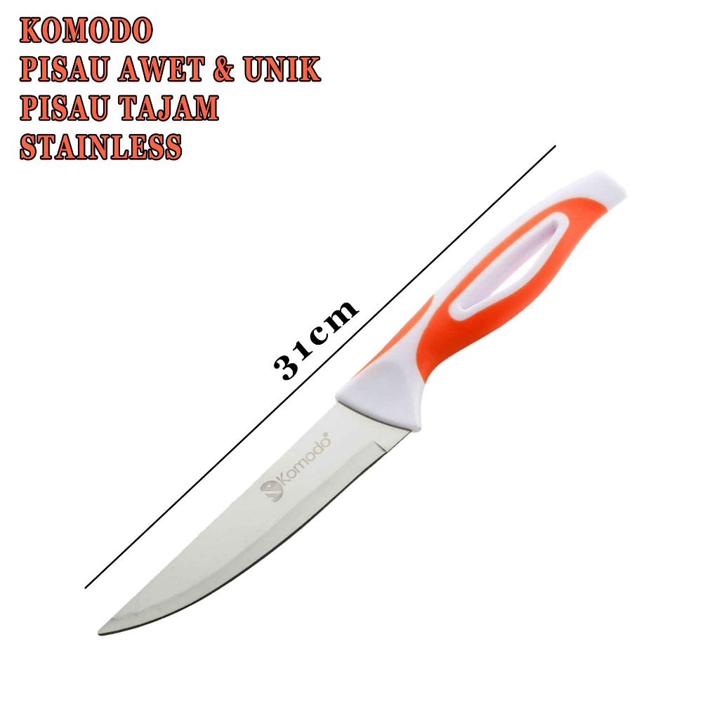 Pisau Awet &amp; Unik* Pisau Komodo 8&quot;/118* Pisau Tajam* Stainless