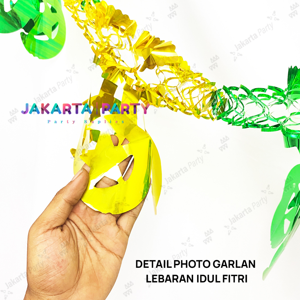 Hiasan Gantung Lebaran Garland 3D / Hiasan Idul Fitri Murah /Garland#5