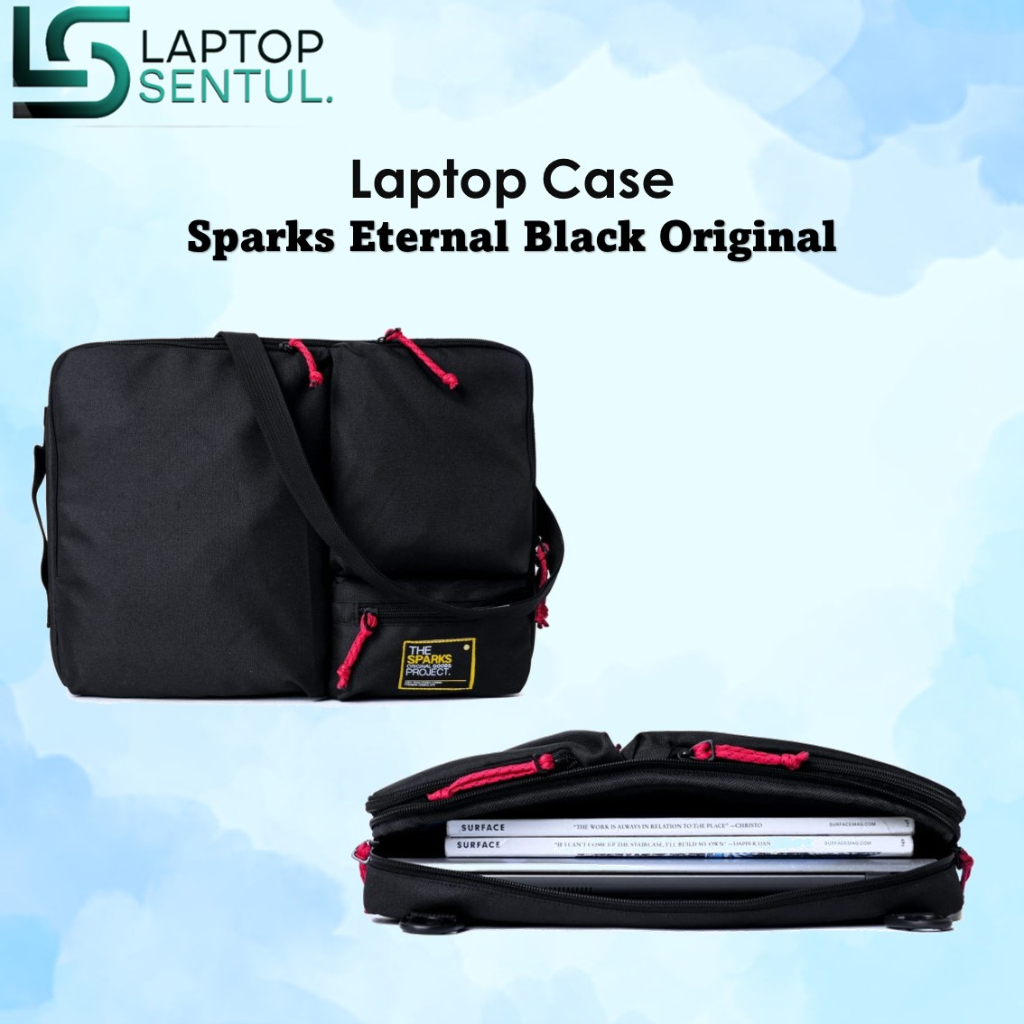 Laptop Case Sparks Eternal Black Original