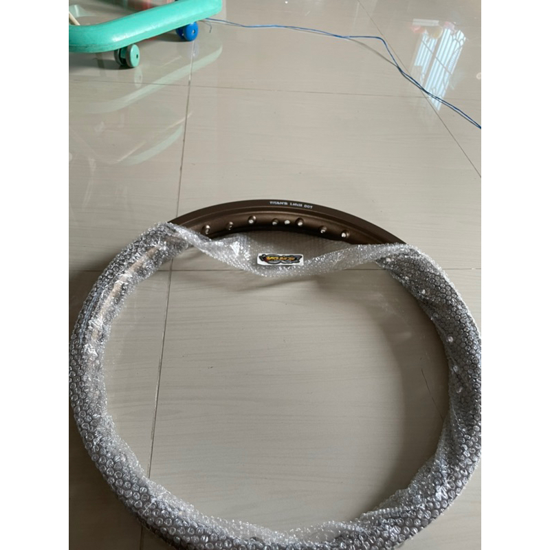 Aloy Velg Pelak Jari Titan 160 ring 18 Alloy Kilat Kulit Jeruk Exel