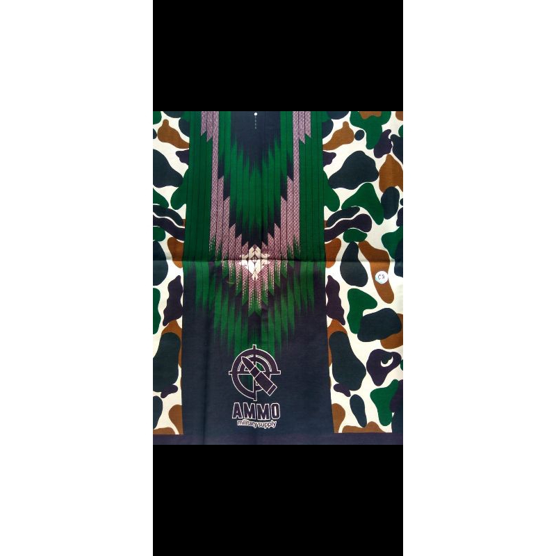 Sarung Dewasa Motif Loreng KKO Army Marinir Tni Pria | Loreng Sarung Marinir Pria Kain Tenun