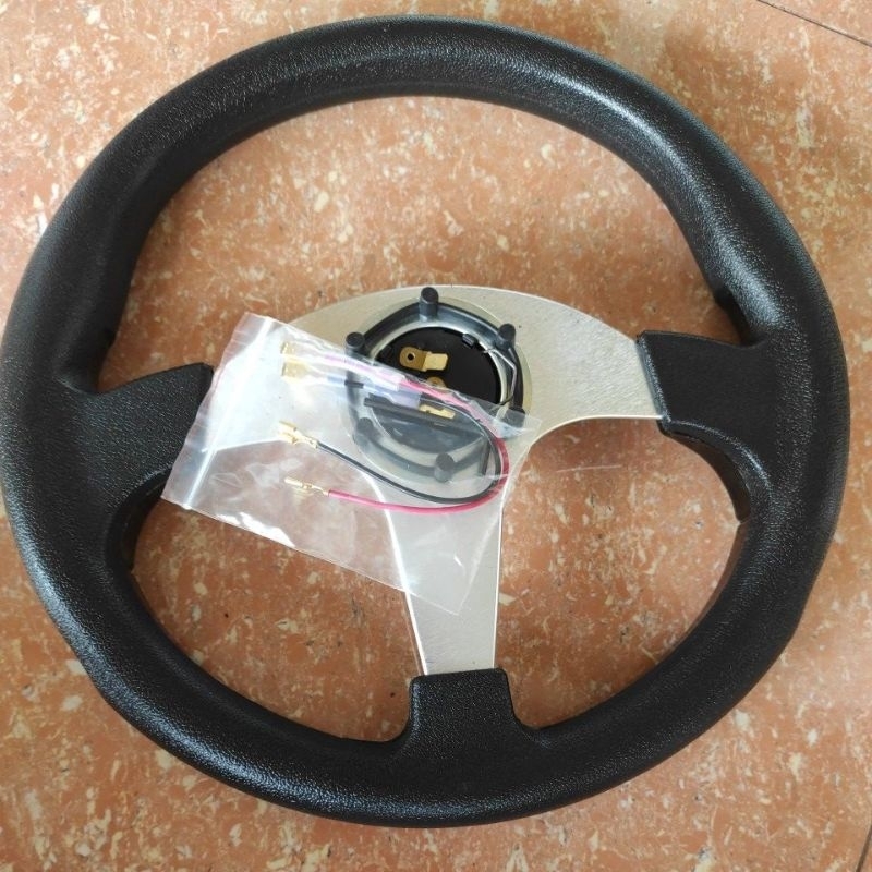 setir racing stir racing MOBIL ukuran 14 inci in warna hitam biru merah silver merah abu gold UNIVERSAL