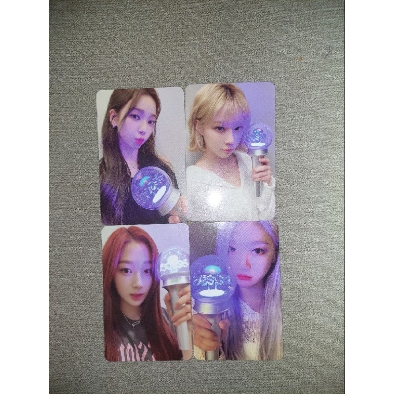 Aespa Karina Winter Giselle Ningning Photocard POB SMSTORE Lighstick
