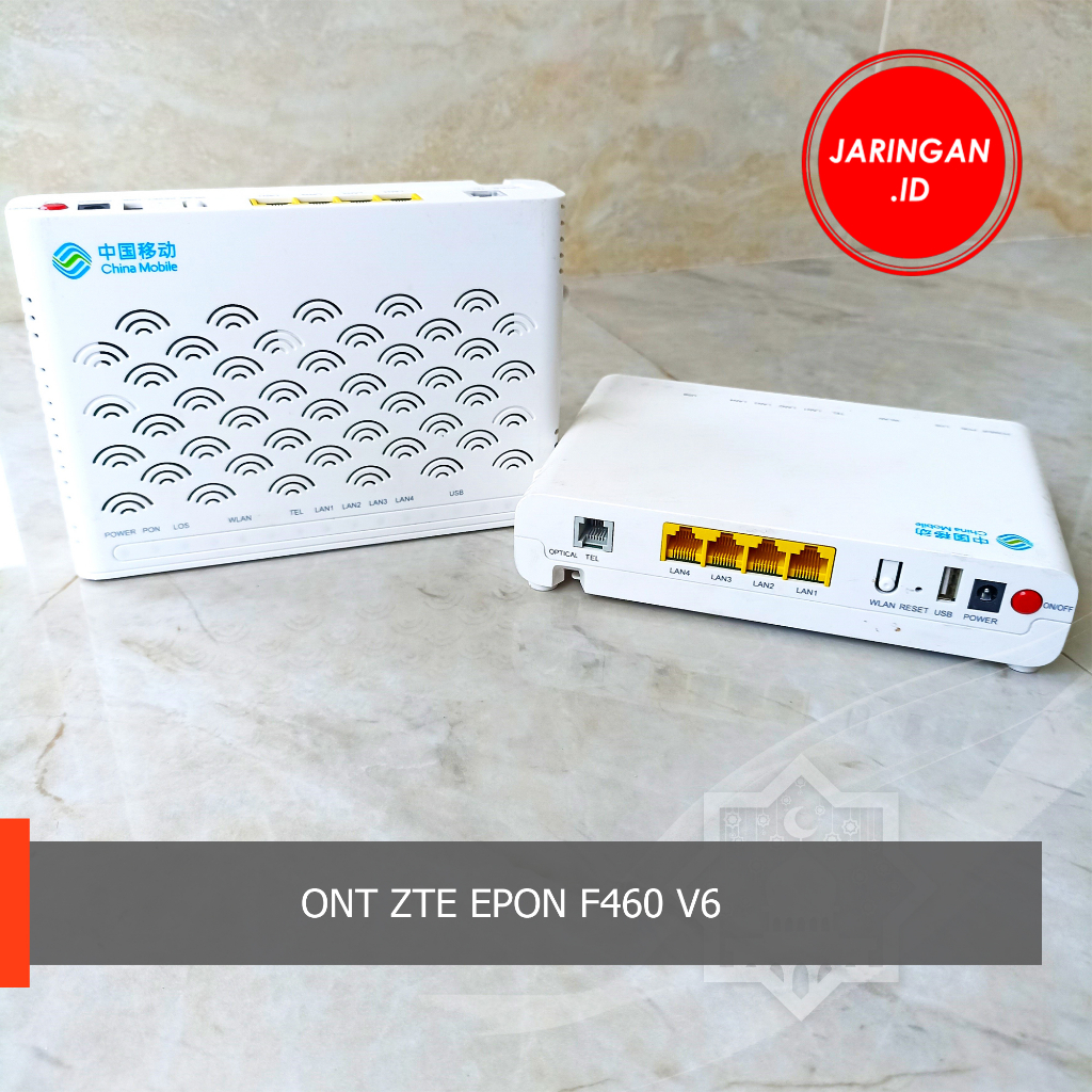 10 PCS ZTE ONT EPON F460 WiFi DAN ADAPTOR BARU