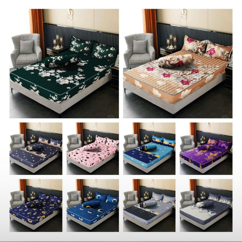 Sprei Waterproof Termurah Size 160x200 Dapat 2 Sarung Bantal Dan 1 Sarung Guling