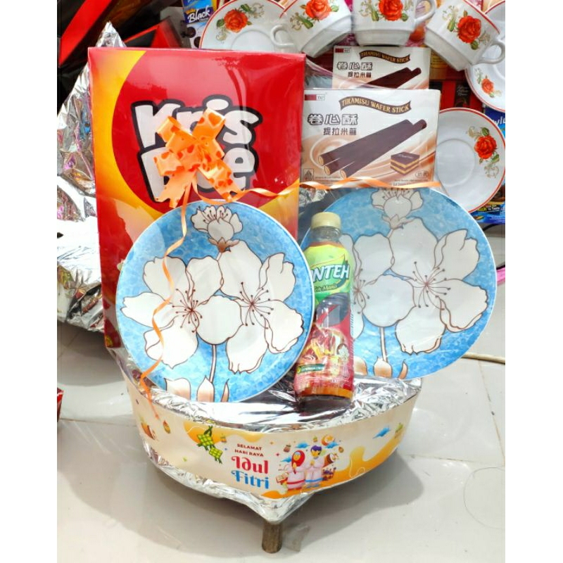 

parcel lebaran idul Fitri Snack mix keramik
