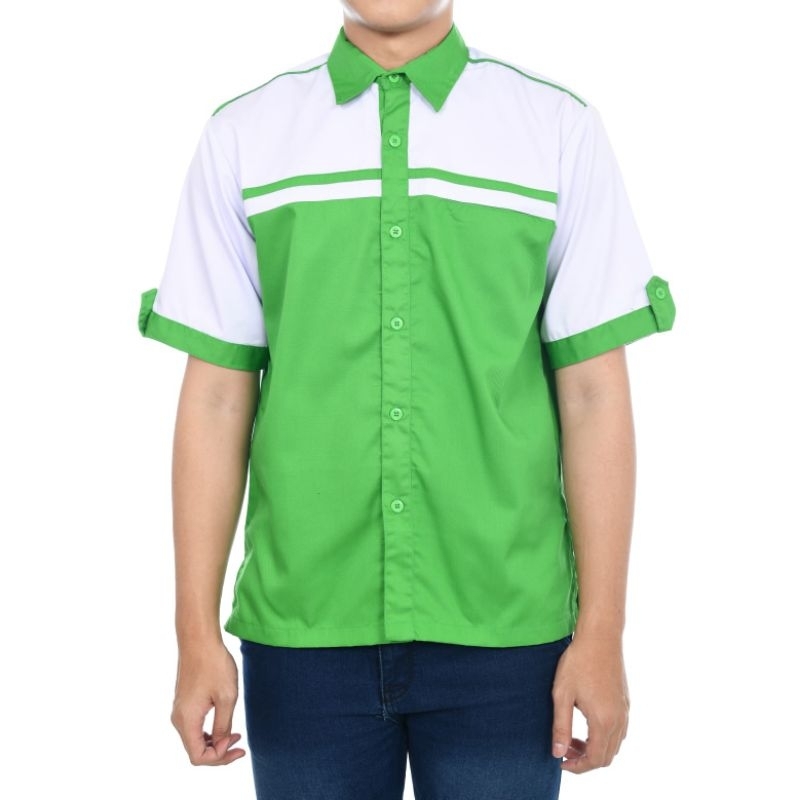 grosir custom baju kerja tambah bordir/kemeja karyawan toko/Baju karyawan kantor pabrik sekolah rumah sakit instansi pemerintah swasta/baju komunitas community