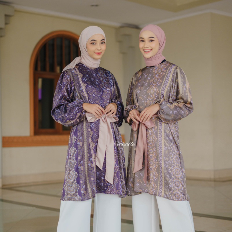 Alishba Pattern Tunic Silk Valiable (Limited stock)