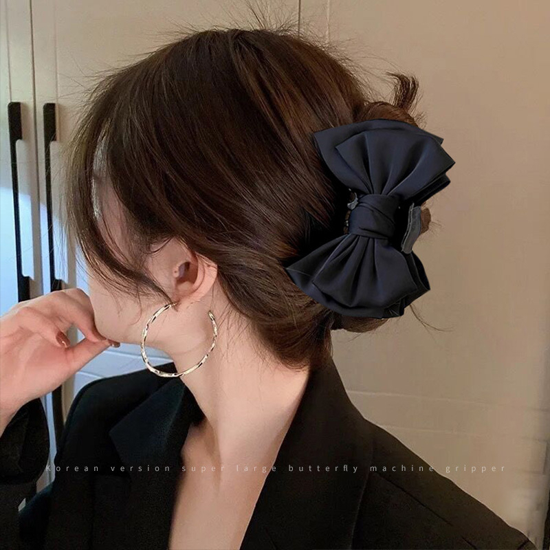 ELEGANT DOUBLE-SIDED BOW HAIR CLAW JEDAI JEPIT JEPITAN RAMBUT PITA DUA SISI ELEGAN FEMINIM GIRLY FAIRY DREAMY KOREA HAIR CLIP HAIRCLIP AKSESORIS