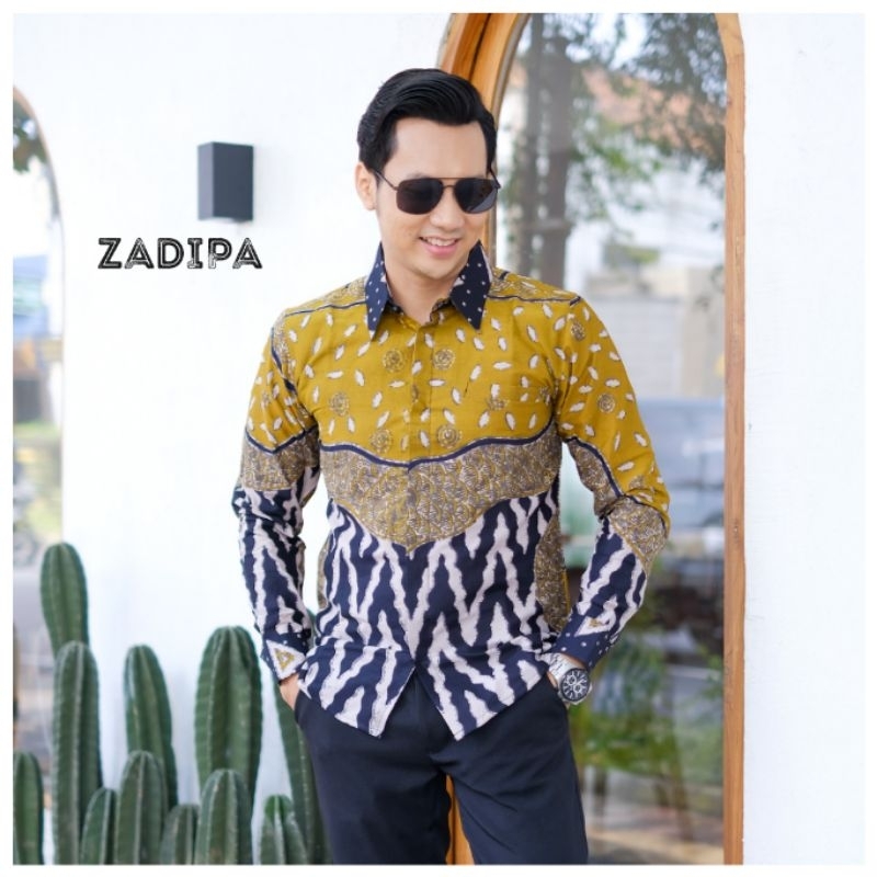 ZADIPA-BATIK PRIA lengan panjang kuning