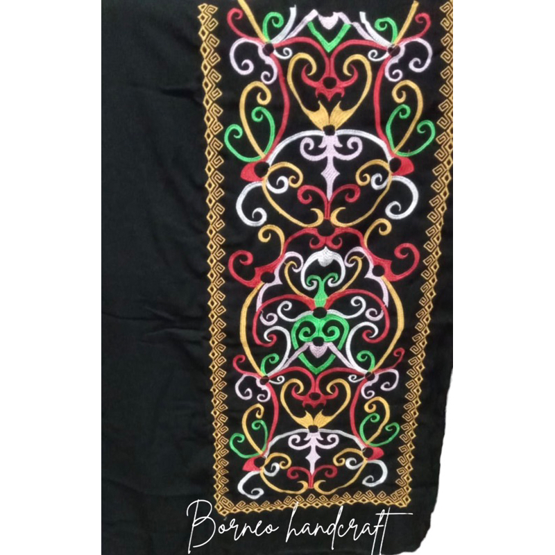 Rok lilit bordir motif dayak cumi kalimantan | Rok lilit bordir | Rok lilit etnik | Rok lilit | Bawa